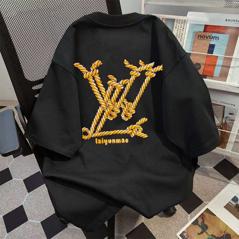 Louis Vuitton LV Monogram Embroidered T-Shirt [2 styles]