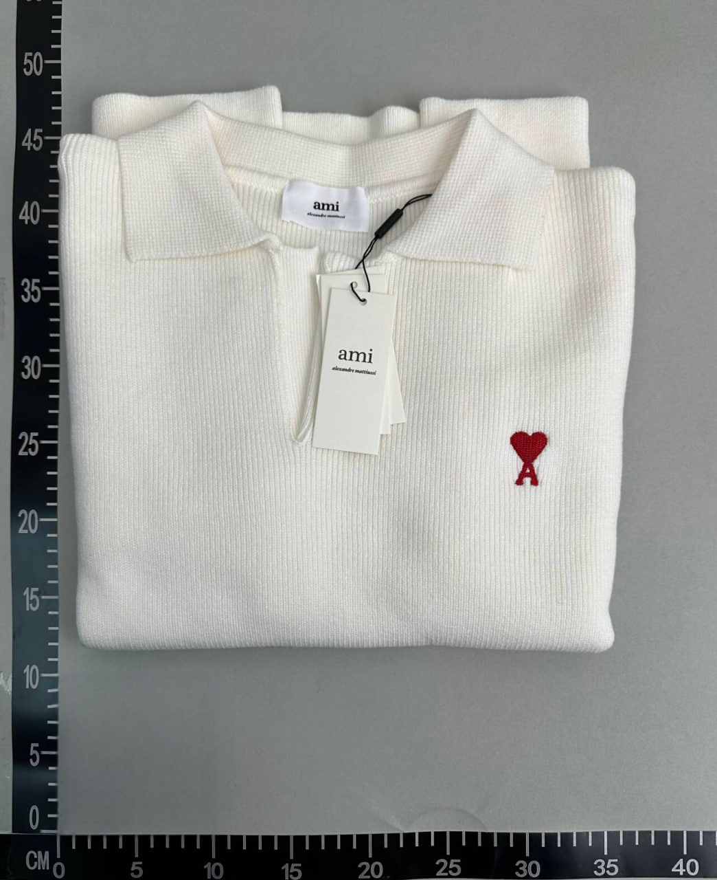 Ami de Coeur Ribbed Polo Shirt [2 styles]