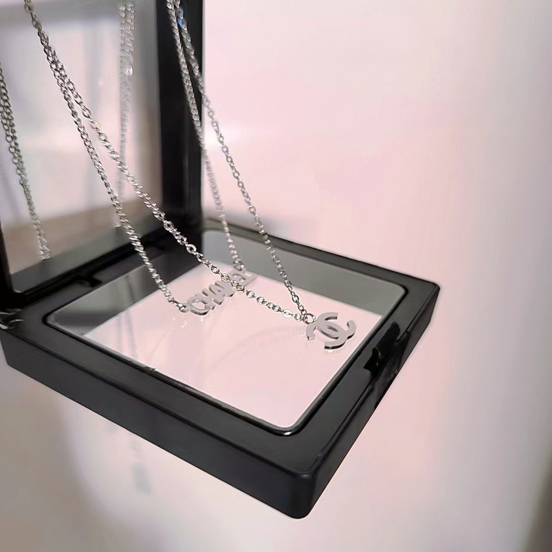 Chanel CC Logo Necklace [2 styles]