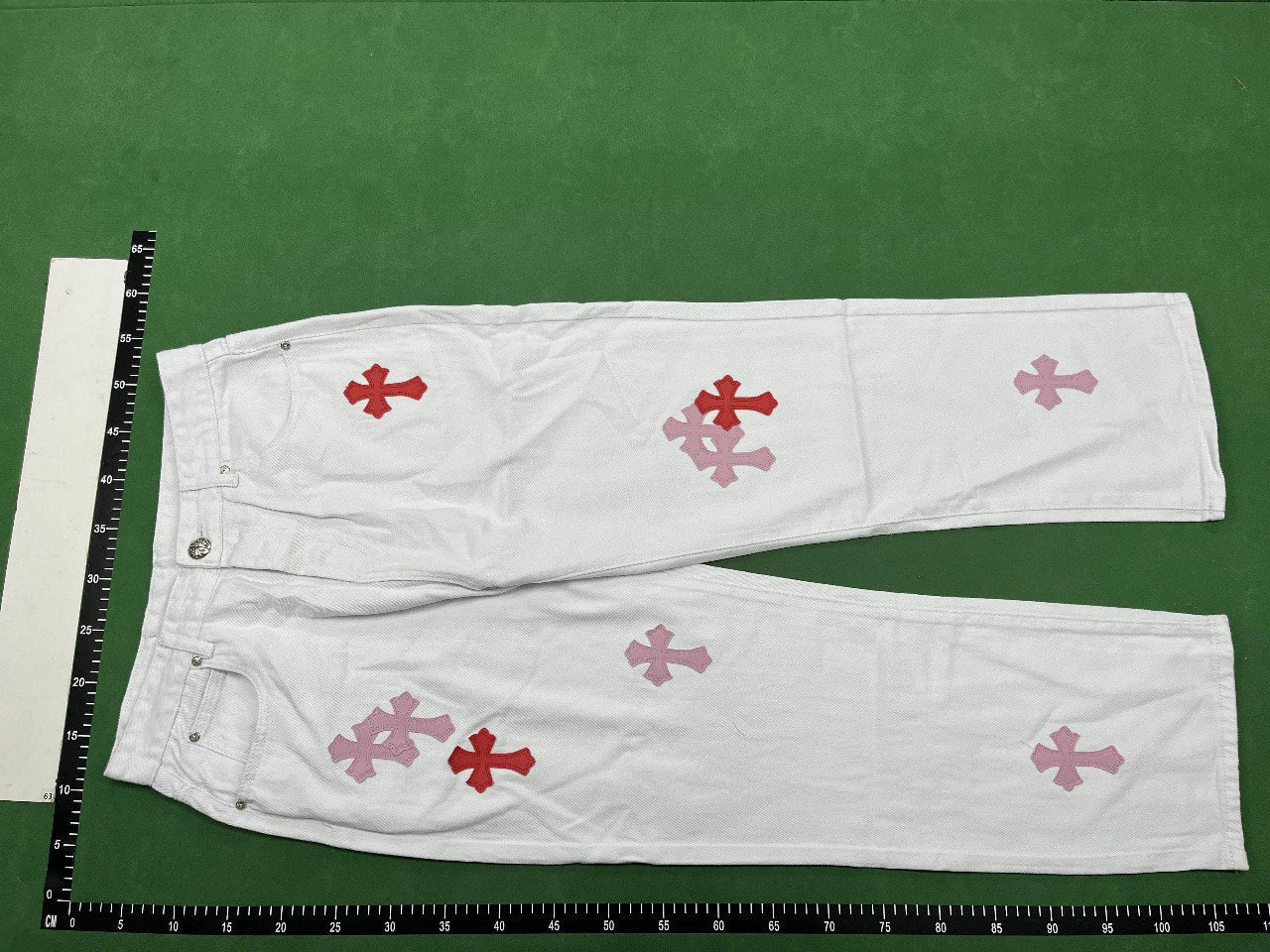 Chrome Hearts Cross Patch Jeans