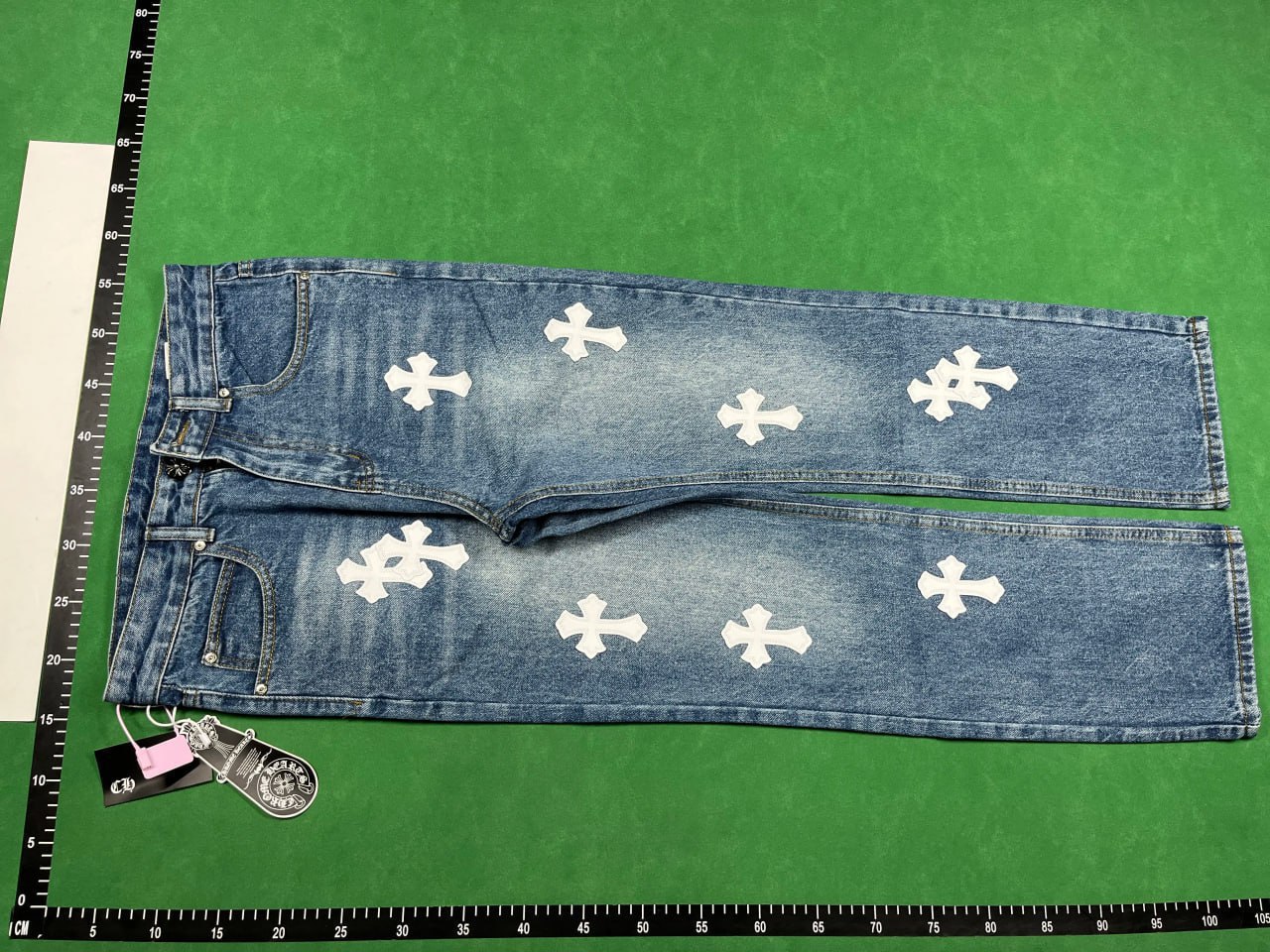 Chrome Hearts Cross Patch Jeans [10 styles]