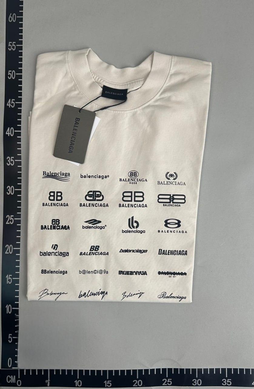 Balenciaga Logo Grid T-Shirt [5 styles]
