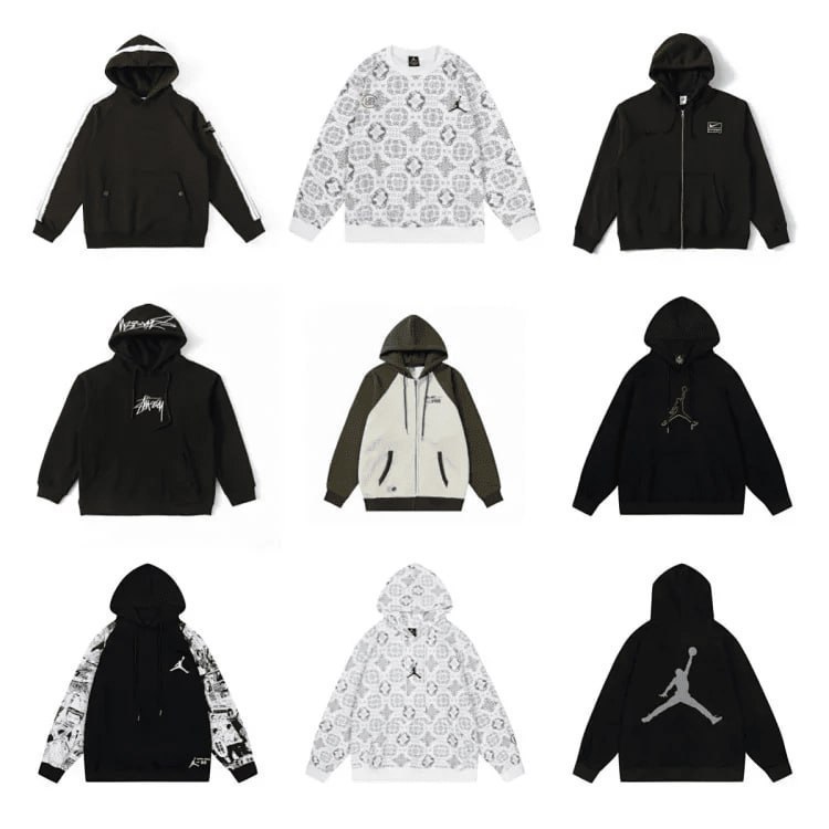 Jordan Stussy Stone Island Hoodies/Sweaters [39 styles]