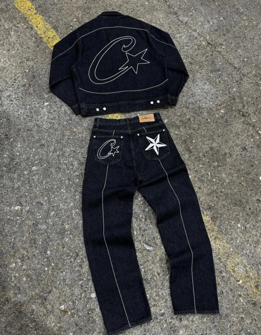 C Star Denim Jacket & Pants Set [39 styles]