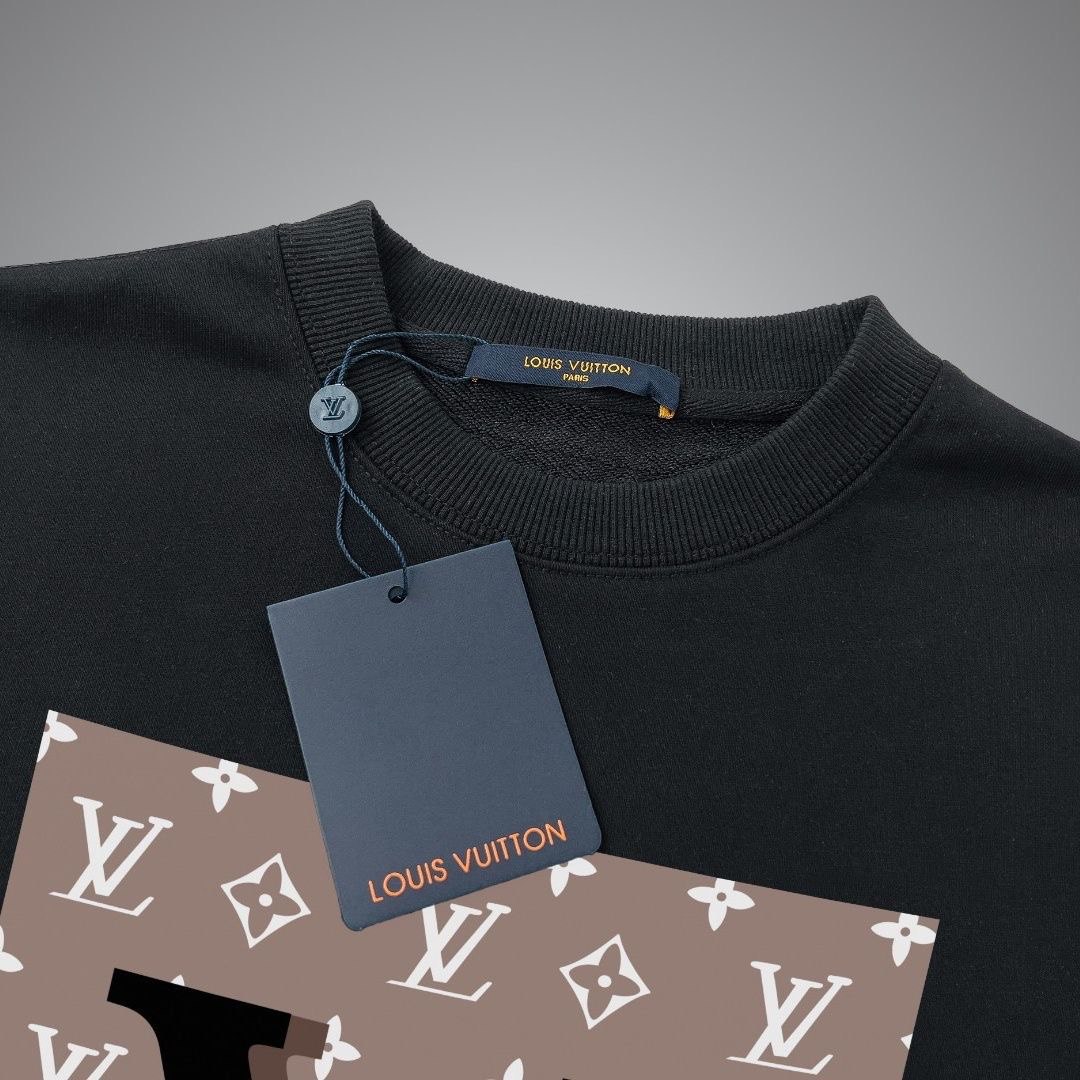 Louis Vuitton LV Monogram Print Crewneck Sweatshirt