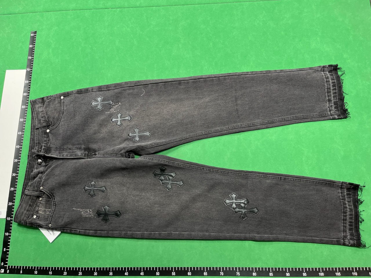 Chrome Hearts Cross Patch Jeans