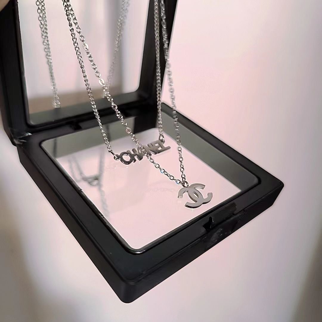 Chanel CC Logo Necklace [2 styles]