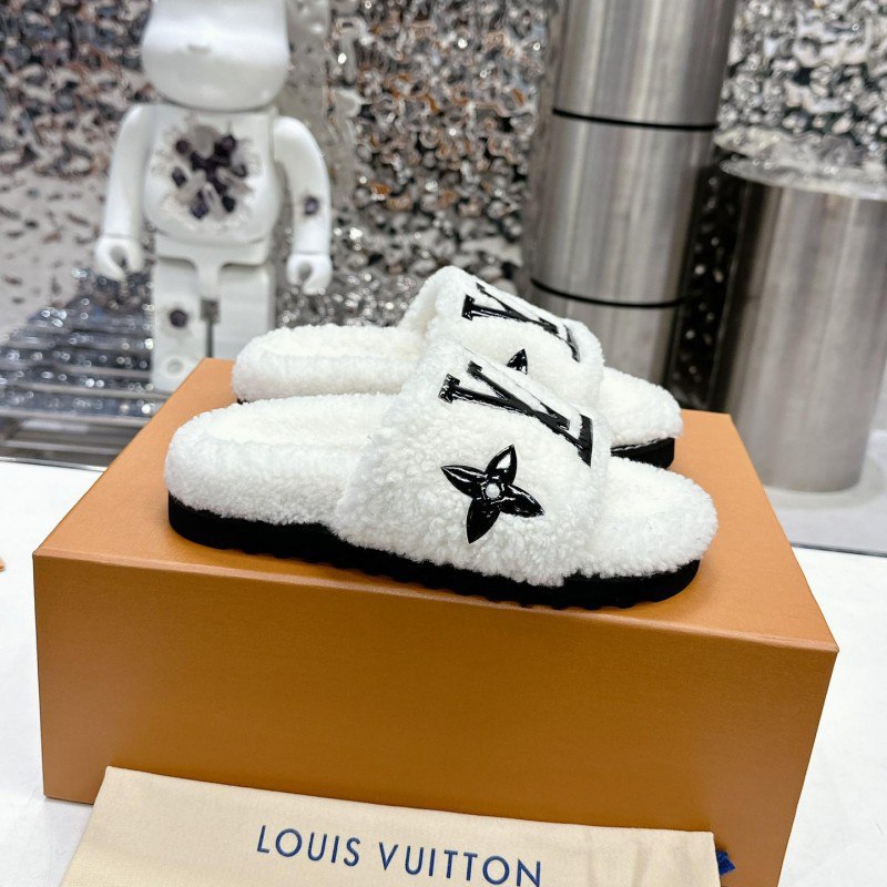 Louis Vuitton Monogram Furry Slides [10 styles]