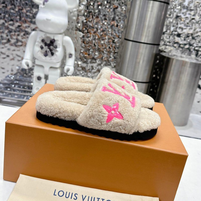 Louis Vuitton Monogram Furry Slides [10 styles]