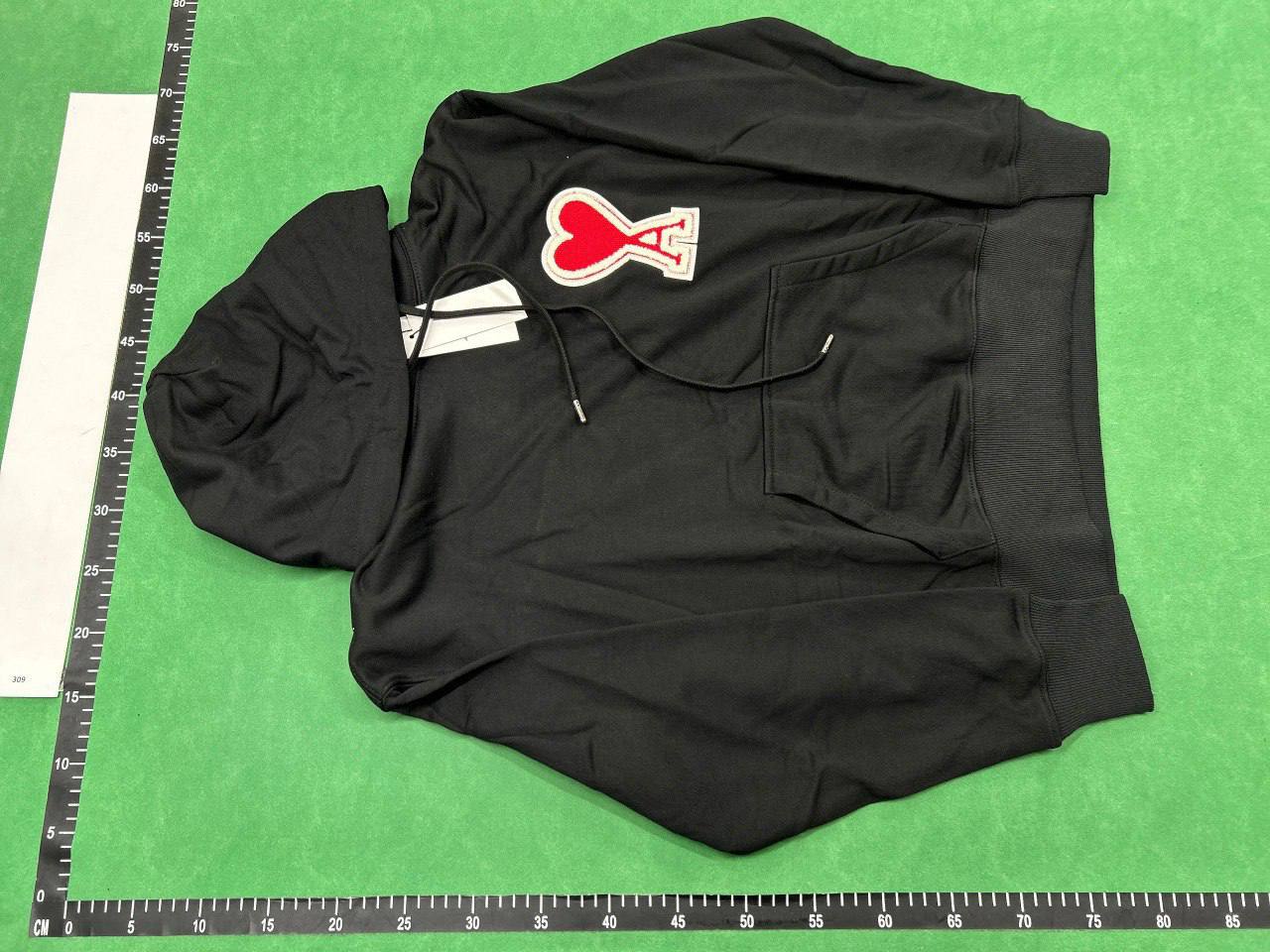 Ami Paris Heart Logo Hoodies & Sweatshirts [1 style]