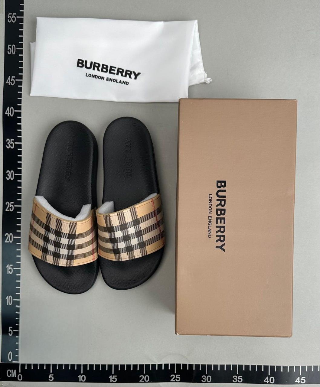 Burberry Check Slide Sandals [8 styles]