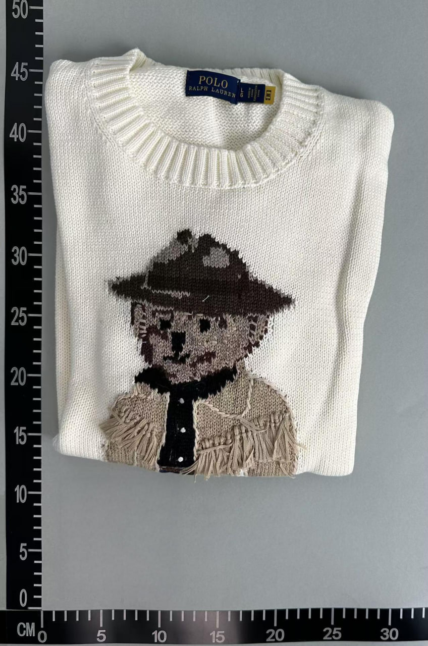 Polo Ralph Lauren Western Bear Knit Sweater