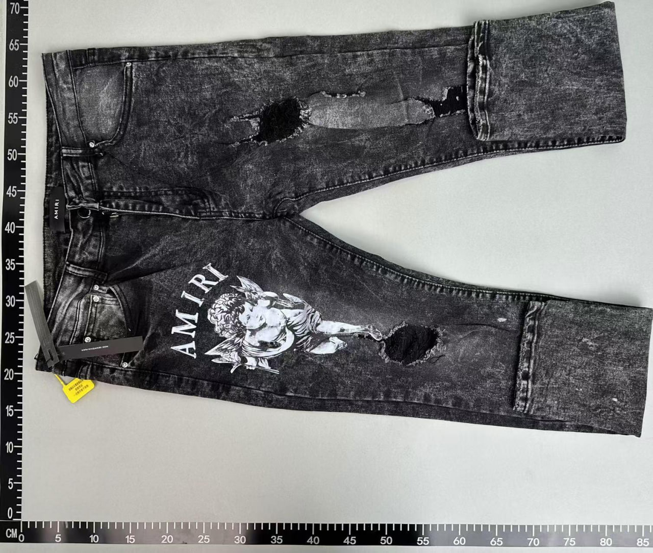 Amiri Angel Print Distressed Jeans [39 styles]