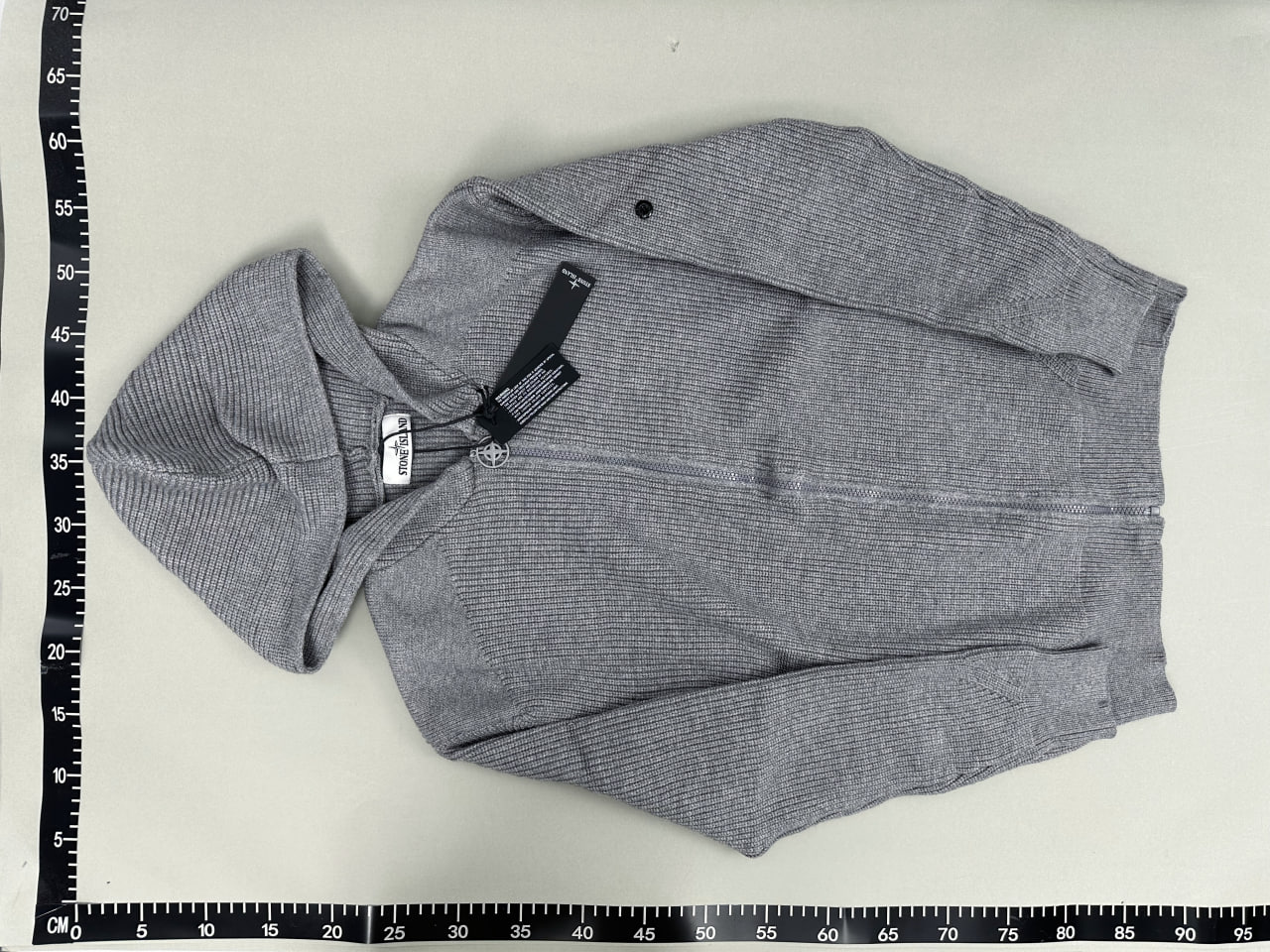 Stone Island Ribbed Zip-Up Hoodie [3 styles]