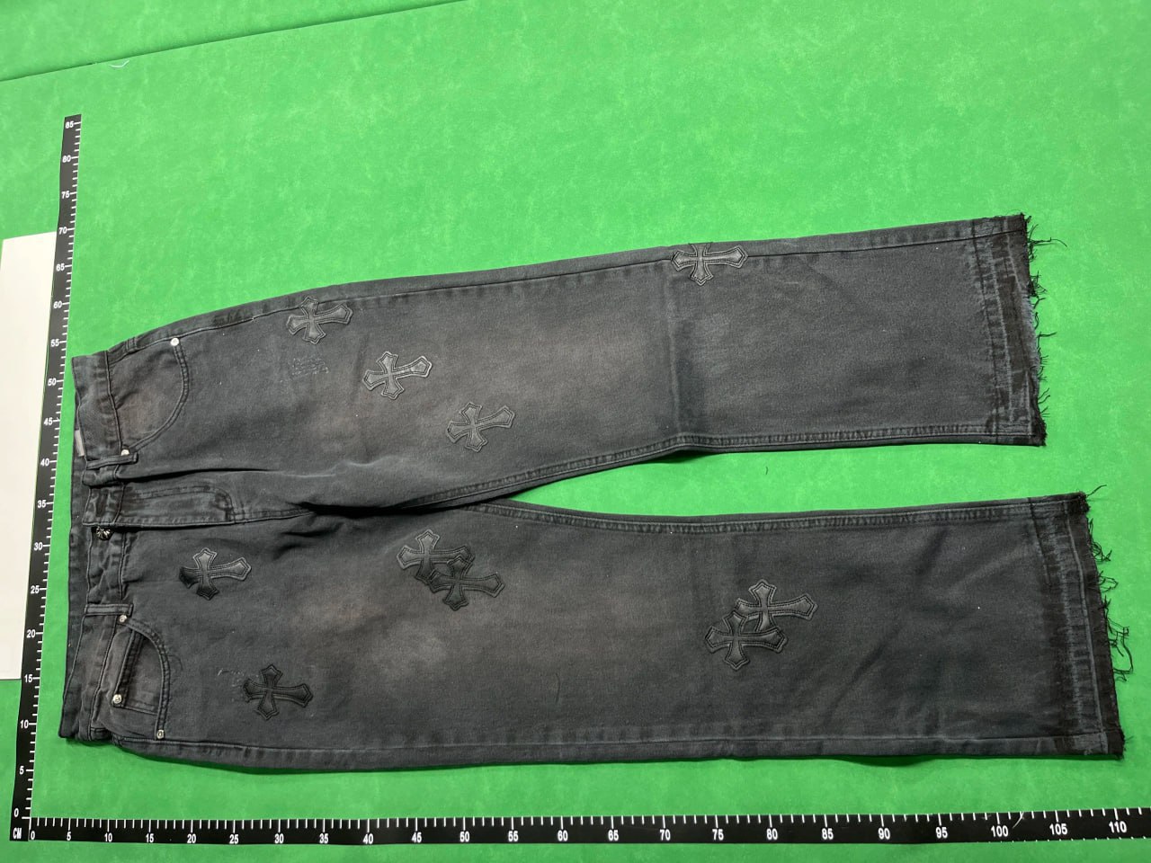Chrome Hearts Cross Patch Jeans