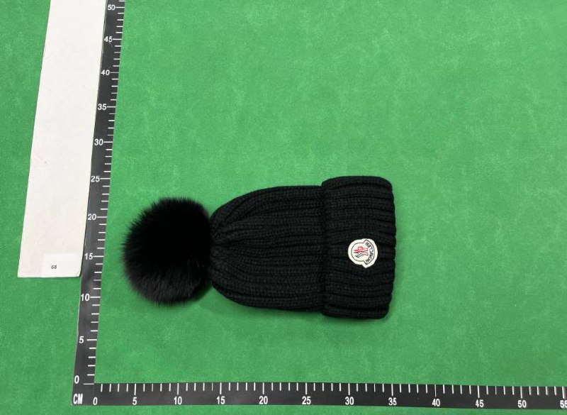 Moncler Ribbed Knit Beanie with Fur Pom-Pom [39 styles]